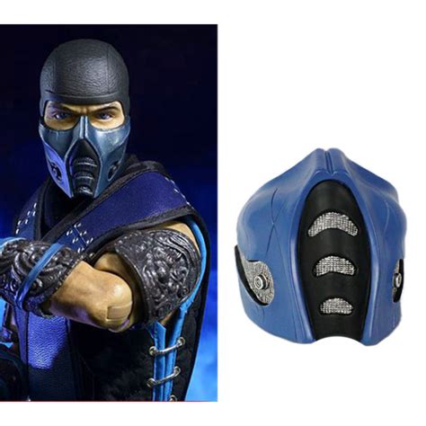 GRP Mask | Game Mortal Kombat Cosplay Mask | SUB-ZERO Mask | Glass Fiber Reinforced Plastics Mask