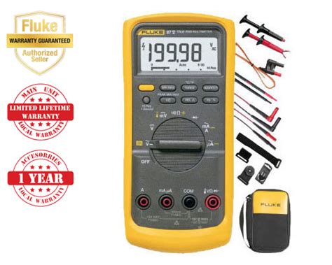 Fluke 87V/E2 Industrial Electrician Combo Kit - UNITEST INSTRUMENTS