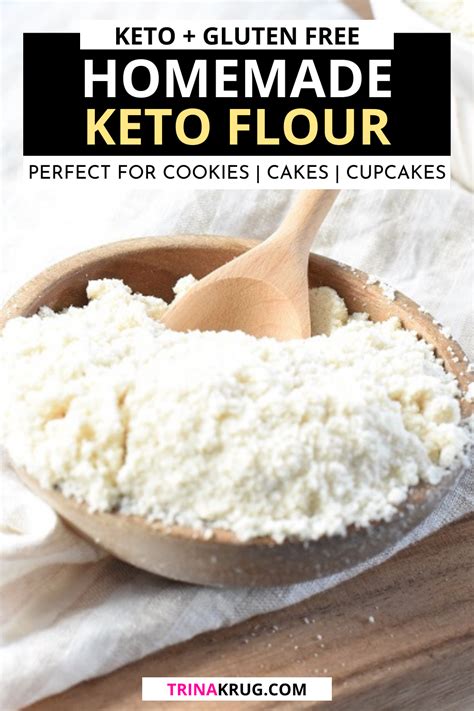 Homemade Keto Flour (Gluten Free) | Keto flour, Low carb flour, Keto ...