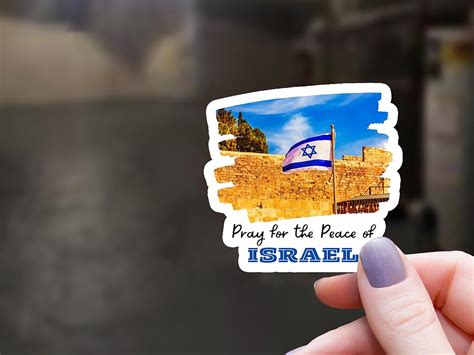 Amazon.com - I Stand with Israel Sticker, Pray for Israel Sticker ...