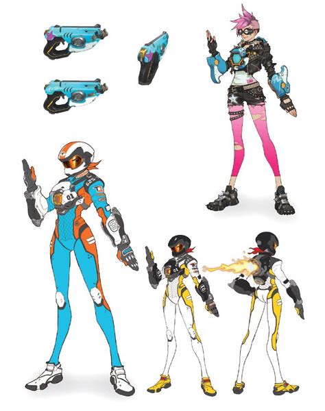 Tracer Skins | Overwatch, Overwatch tracer, Game concept art