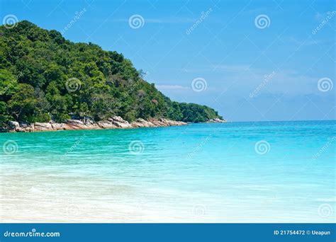 Beautiful Blue Sea from Thailand, Asia Stock Photo - Image of scenic, background: 21754472