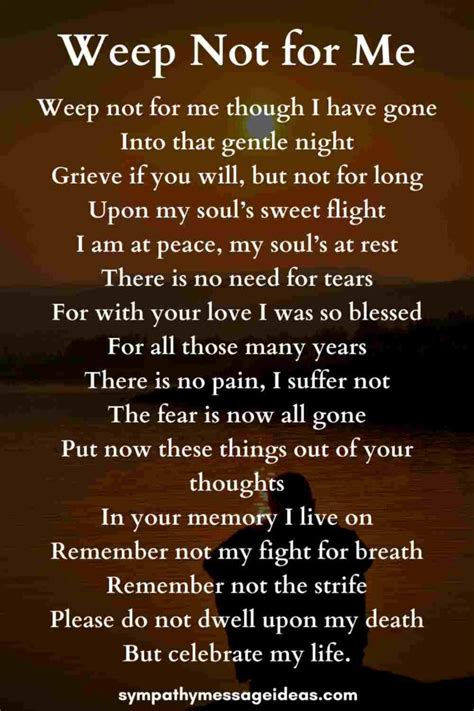 29 Moving Funeral Poems for a Grandmother - Sympathy Message Ideas