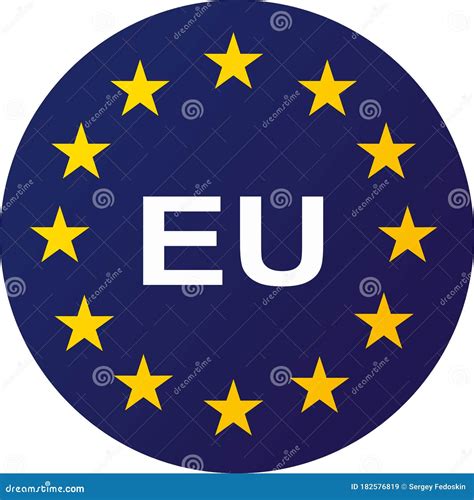 European Union Logo. Vector Illustration Stock Vector - Illustration of ...