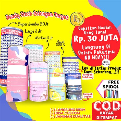 COD CELENGAN TABUNGAN CELENGAN UNIK CELENGAN VIRAL | Shopee Indonesia