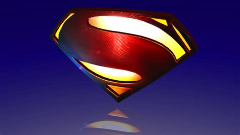 SUPERMAN EMBLEM! Man of Steel Logo 3D Render by HomelessGoomba on ...