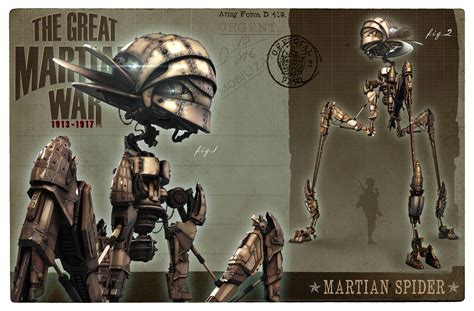 The Great Martian War - Spider Plazmadesign.co.uk | War of the worlds, The martian, Star wars ships