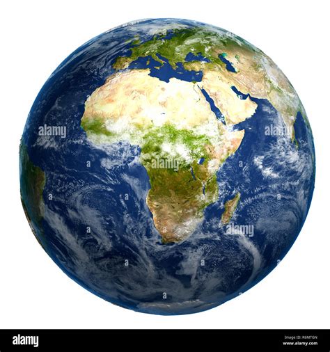 Earth globe map 3d rendering Stock Photo - Alamy