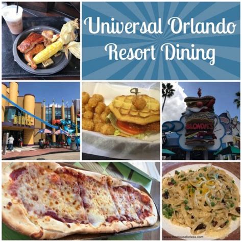 Universal Orlando Resort Dining Information and Guide