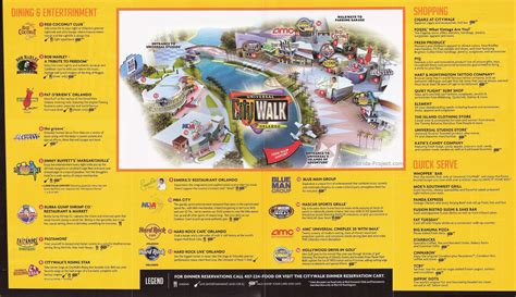 Universal Studios Florida Citywalk Map - Printable Maps