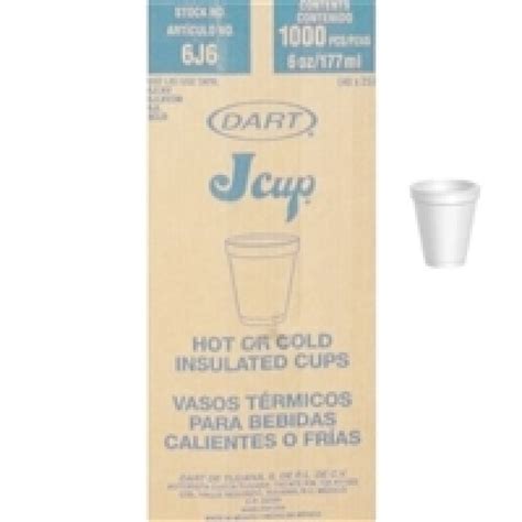 Styrofoam Cups 6oz - 1000 Count | Snackoree