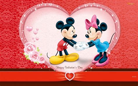 Mickey And Minnie's Valentine's Day Fond d'écran and Arrière-Plan | 1680x1050 | ID:343271 ...