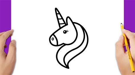 HOW TO DRAW A UNICORN EASY - YouTube