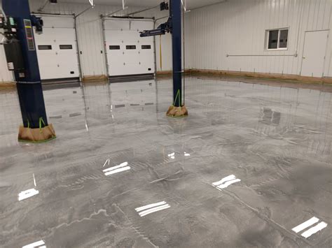 Epoxy Garage Floor Metallic In Ontario : gun metal gray epoxy metallic ...