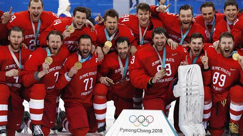 Russian hockey team claims gold in PyeongChang, beating Germany 4-3 in ...