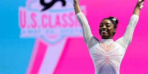 Watch Simone Biles's New 2021 Floor Routine GK US Classic | POPSUGAR Fitness