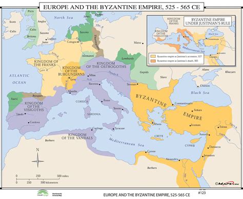 Byzantine Empire World Map – Map Vector