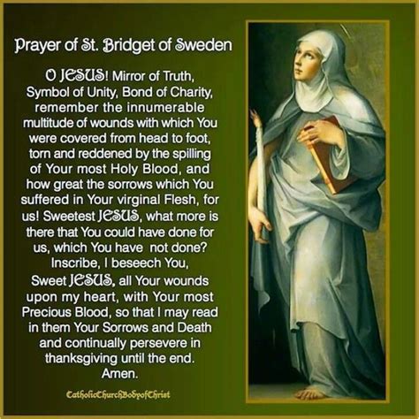 Saint Bridget Prayers 12 Years in the year 2023 Check this guide!