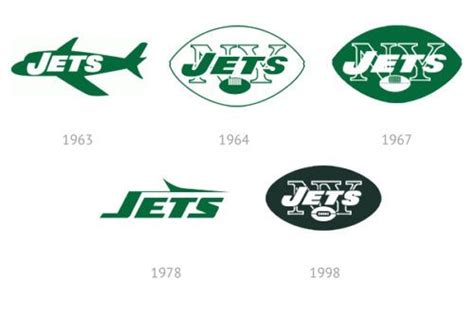 Jets Logo History... | ? logo, New nfl uniforms, Football logo