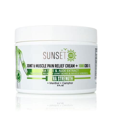 Sunset CBD Joint & Muscle Pain Relief Creams