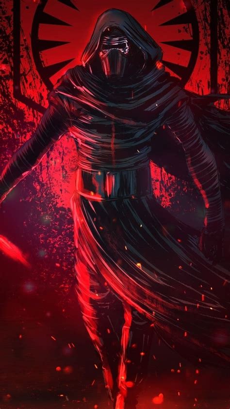 Artwork, star wars, villain, Kylo Ren, 720x1280 wallpaper