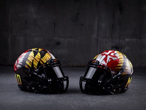 Maryland Terrapins unveil new "Maryland Pride" football helmets