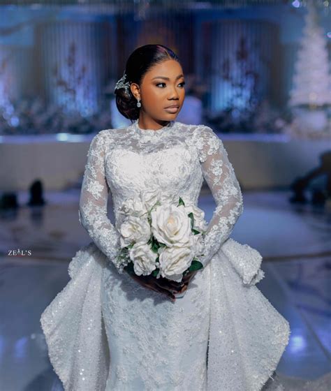 See First Photos From Mercy Chinwo & Pastor Blessed's White Wedding!