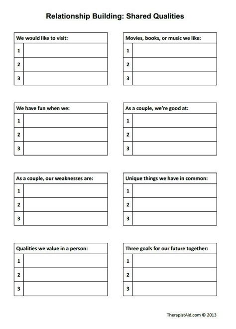 Repairing Relationships In Recovery Worksheets - Worksheets Master