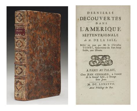 TONTI, Henri de (1650-1704). Dernieres Decouvertes dans L'Amerique ...