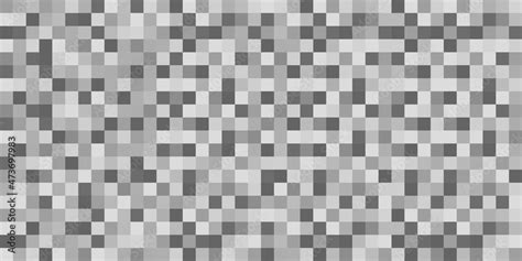 Censored sign from pixel blur. Square grey background in mosaic design. Abstract vector ...