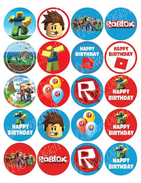 Roblox Free Printable Cake Toppers Roblox Birthday Cake, Roblox Cake, Roblox Gifts, Star Wars ...