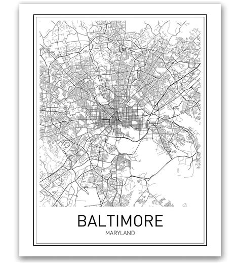 Buy Baltimore Baltimore of Baltimore Minimalist City s Baltimore ...