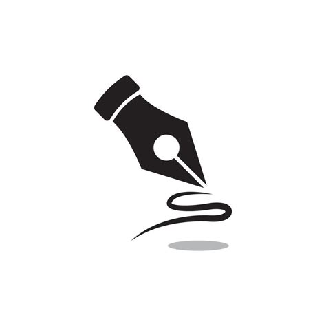 pen tool icon logo vector design template 12739711 Vector Art at Vecteezy