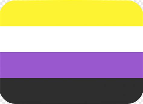 Purple Emoji - Non Binary Flag Emoji, Transparent Png - 631x462 (#6165140) PNG Image - PngJoy