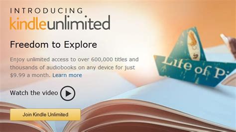 Kindle Unlimited to become the Spotify of books and audiobooks ...