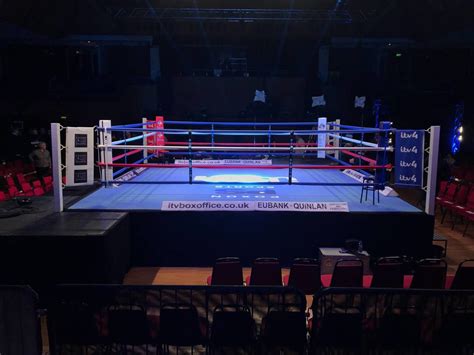 Pro 20' X 20' Boxing Ring W/ Complete Wood Flooring (Rental) - Boxing ...