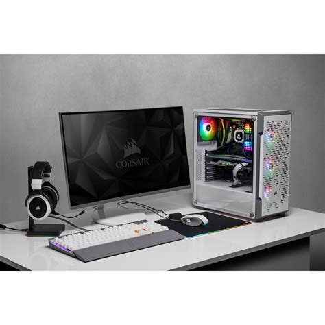 Case Corsair 220T White RGB Airflow Tempered Glass ( Mid-Tower ) – GEARVN.COM