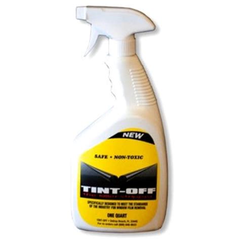 1 QT. TINT-OFF WINDOW TINT REMOVAL SOLUTION | Interwest Tools