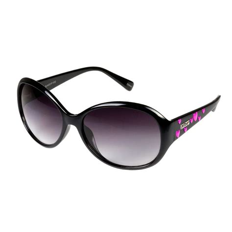 I love the Betsey Johnson Mod Round Sunglasses with Hearts from ...