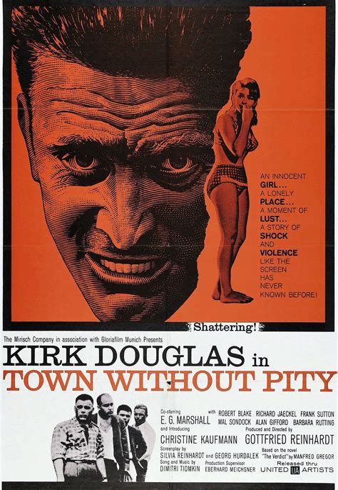 Town Without Pity (1961) | Movie posters, Kirk douglas, Movie posters vintage