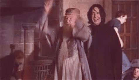 Dumbledore Snape Partying Dancing GIF – Dumbledore Snape Partying Dancing Harry Potter ...