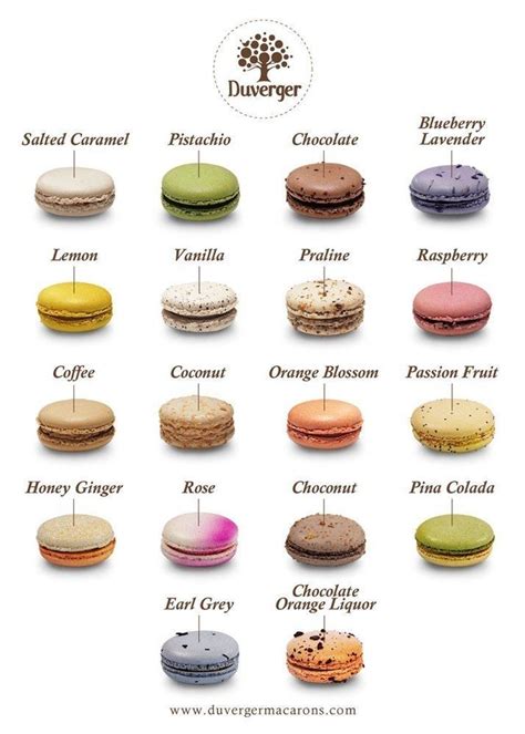 Pin on Macarons | Macaron flavors, French macarons flavors, Macaroon recipes