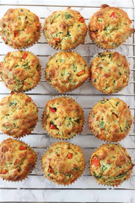 Spinach & Cheese Savoury Lunchbox Muffins - My Fussy Eater | Easy Kids Recipes