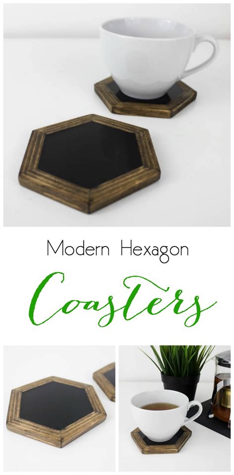 Modern Hexagon Coasters - Resin Crafts