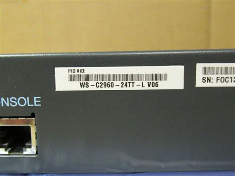 New Cisco WS-C2960-24TT-L Catalyst 2960 Series 24-Port Ethernet Network Switch