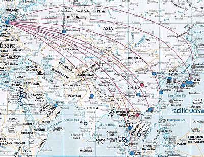 Finnair Frequent Routes & Schedules | Routemap | Airreview