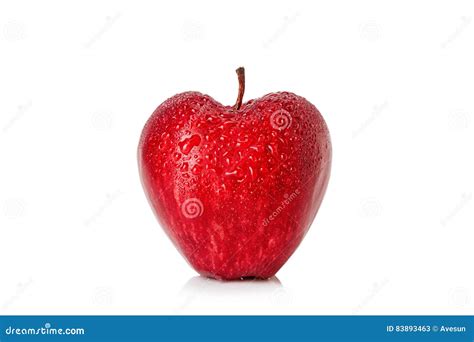 Apple shaped as heart stock image. Image of harvest, apple - 83893463