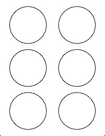 6 3"" Blank White Circle Labels | Labels printables free templates, Circle labels, Printable ...