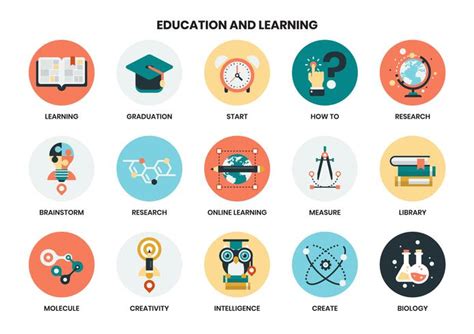 education icons set for business 657032 Vector Art at Vecteezy