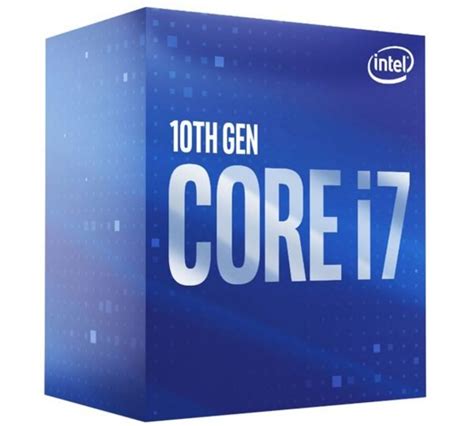 Intel Core i7-10700 CPU 2.9GHz (4.8GHz Turbo) LGA1200 10th Gen 8-Cores 16-Threads 16MB 65W UHD ...